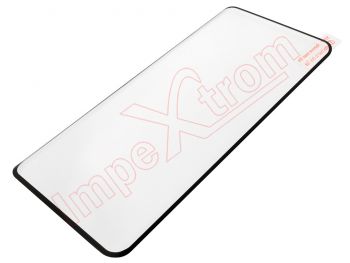 Curved 9H tempered glass screen protector with black frame for Vivo X60 Pro 5G, V2046